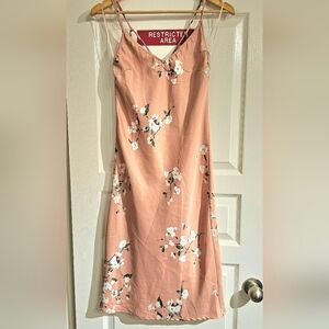 Dynamite Floral Midi Silk Dress